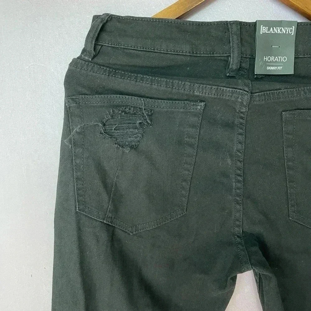 BLANKNYC Black Denim‎ Jeans Sz 31 Preppy Quiet Luxury Whimsigoth